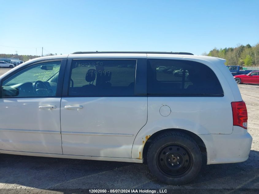 2012 Dodge Grand Caravan VIN: 2C4RDGBG9CR370999 Lot: 12002050