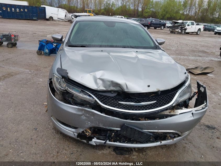 2015 Chrysler 200 C VIN: 1C3CCCCGXFN610972 Lot: 12002055