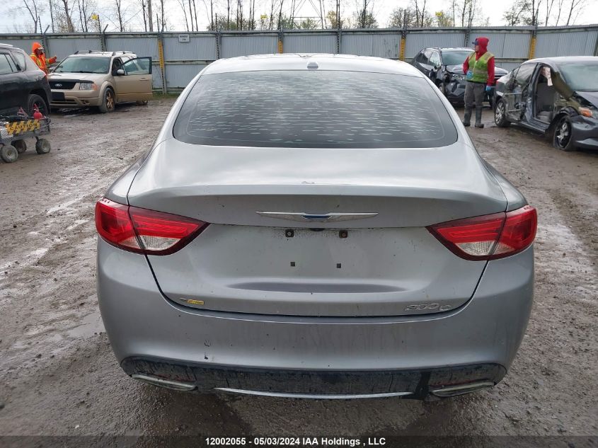 2015 Chrysler 200 C VIN: 1C3CCCCGXFN610972 Lot: 12002055