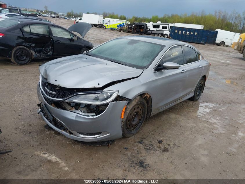 2015 Chrysler 200 C VIN: 1C3CCCCGXFN610972 Lot: 12002055