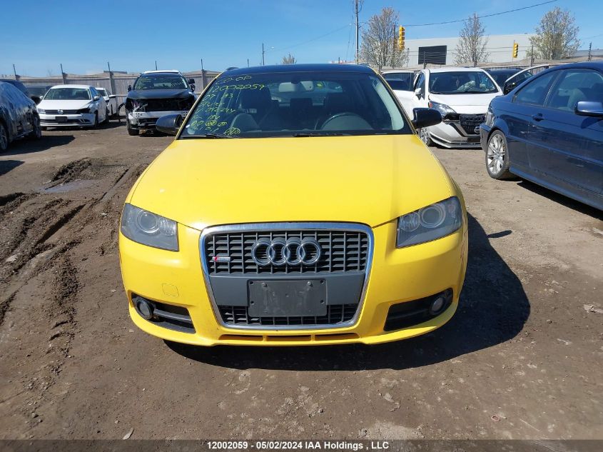 2007 Audi A3 VIN: WAUHF78P27A042294 Lot: 12002059