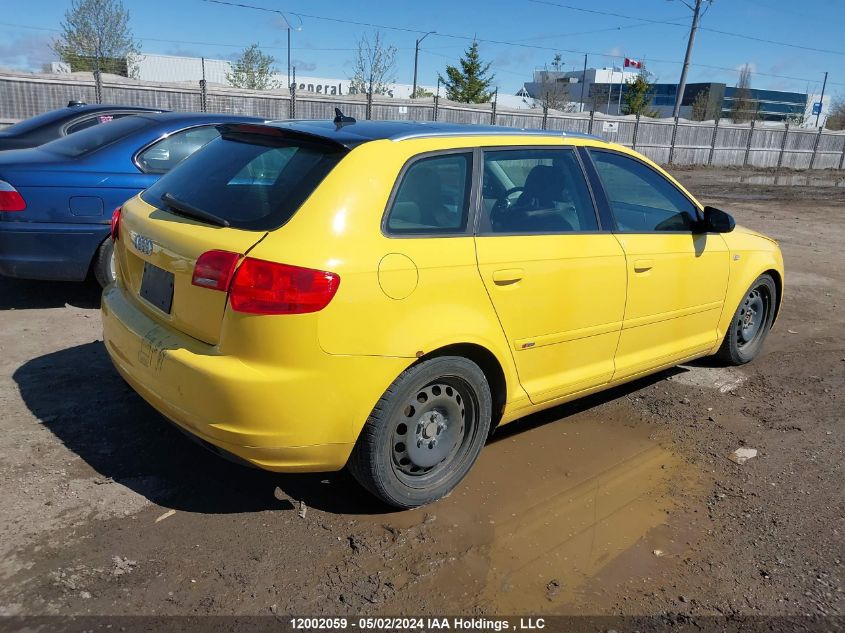 2007 Audi A3 VIN: WAUHF78P27A042294 Lot: 12002059