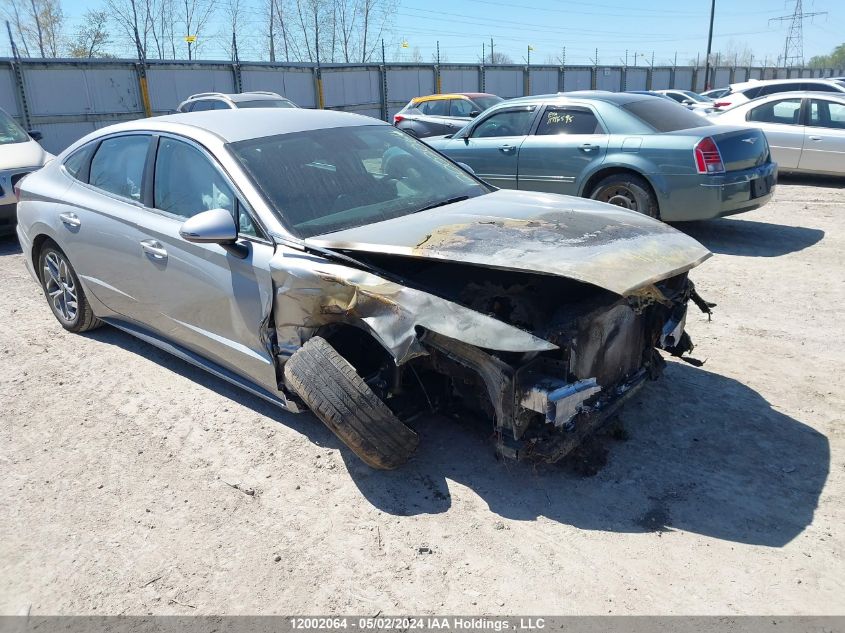 2022 Hyundai Sonata Preferred VIN: 5NPEG4JA7NH142257 Lot: 12002064