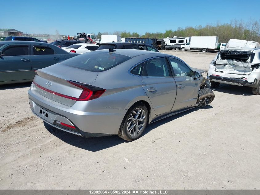 2022 Hyundai Sonata Preferred VIN: 5NPEG4JA7NH142257 Lot: 12002064