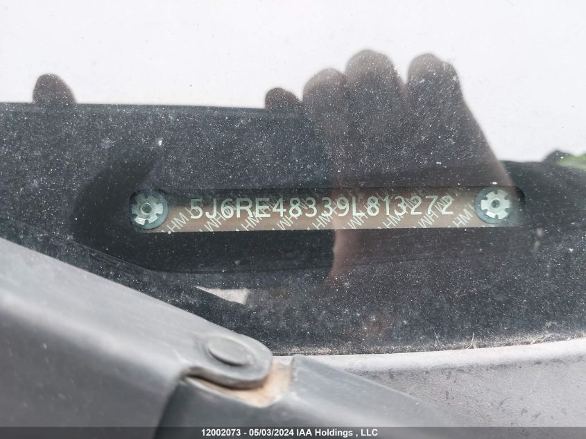 2009 Honda Cr-V VIN: 5J6RE48339L813272 Lot: 12002073