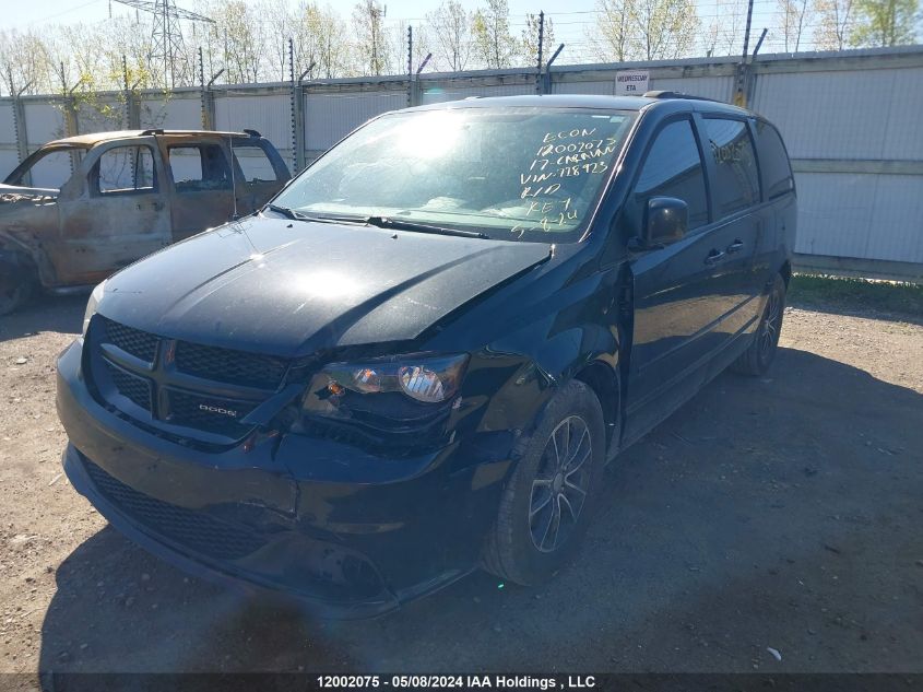 2017 Dodge Grand Caravan Gt VIN: 2C4RDGEGXHR728923 Lot: 12002075