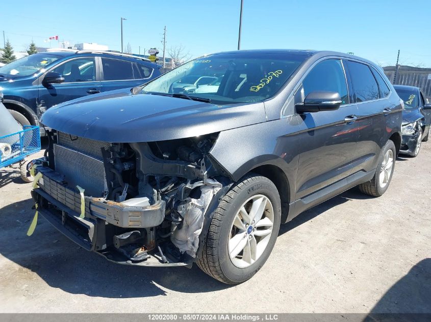 2018 Ford Edge Sel VIN: 2FMPK4J81JBB00690 Lot: 12002080