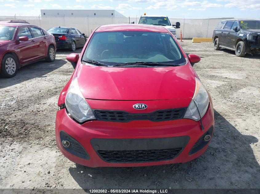 2013 Kia Rio Lx VIN: KNADM5A33D6803414 Lot: 12002082