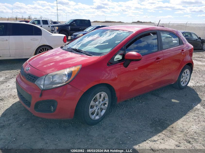 2013 Kia Rio Lx VIN: KNADM5A33D6803414 Lot: 12002082