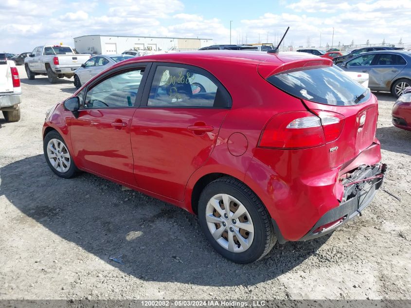 2013 Kia Rio Lx VIN: KNADM5A33D6803414 Lot: 12002082