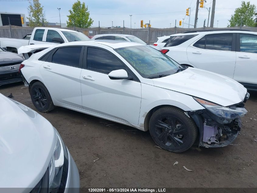 2021 Hyundai Elantra Preferred Ivt With Sun And Tech Package VIN: KMHLM4AG6MU068219 Lot: 12002091