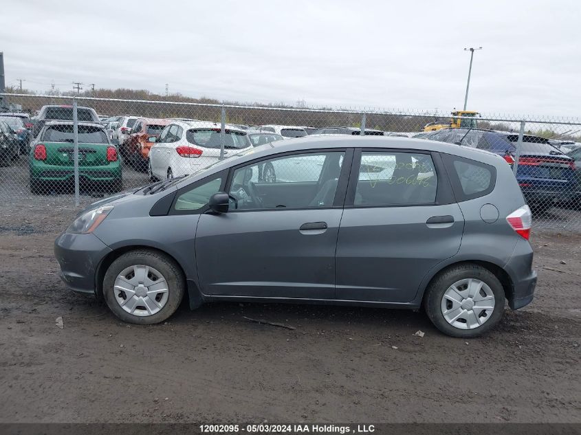 2013 Honda Fit Dx VIN: LUCGE8G26D3006696 Lot: 12002095