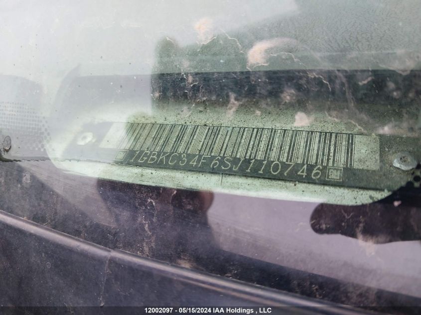 1995 Chevrolet Gmt-400 C3500-Hd VIN: 1GBKC34F6SJ110746 Lot: 12002097