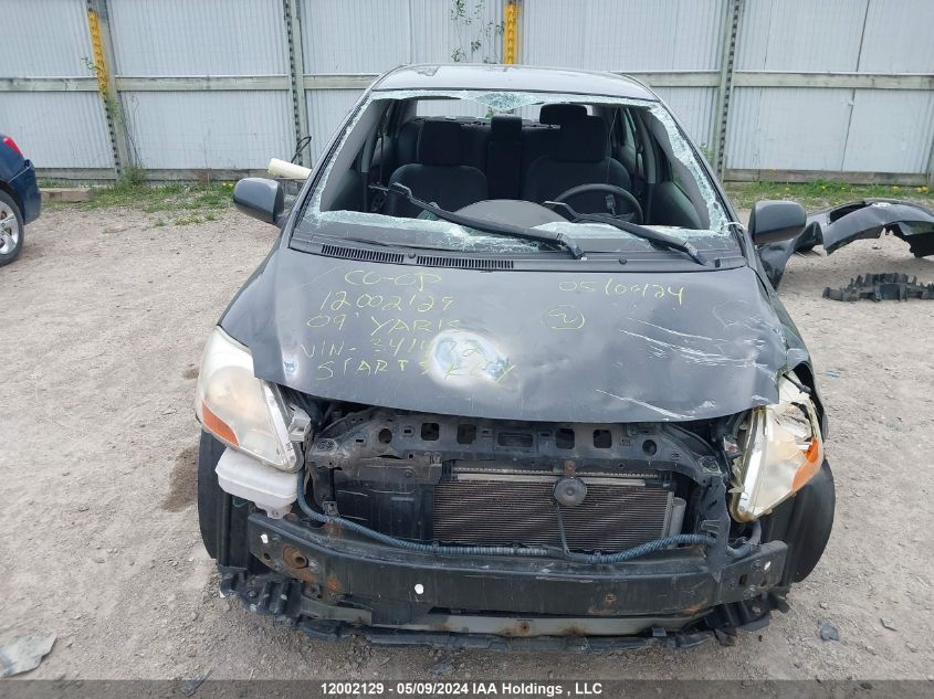 2009 Toyota Yaris VIN: JTDBT923891341472 Lot: 12002129