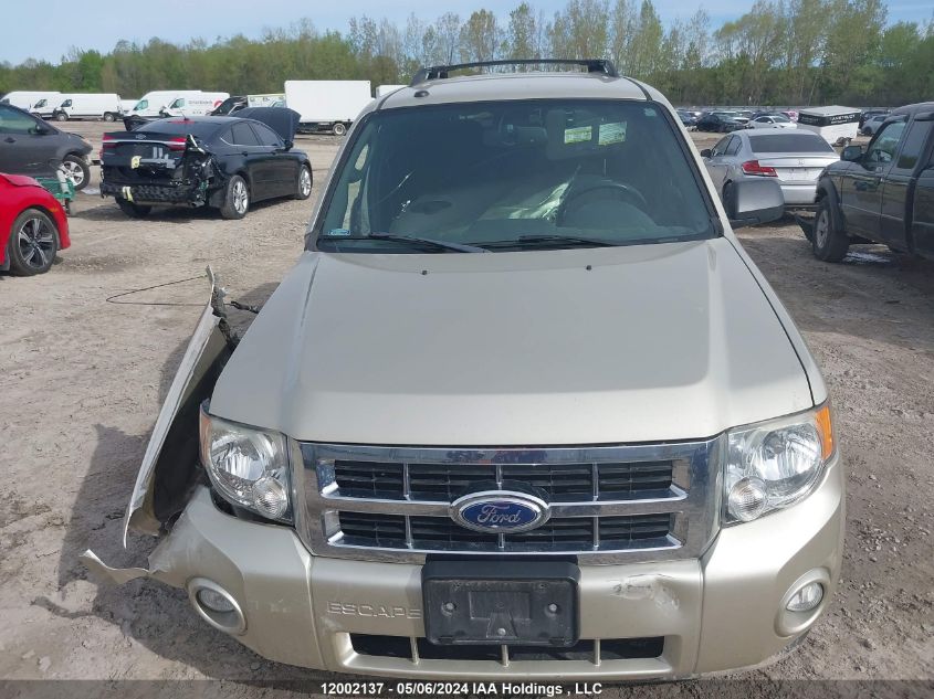 2012 Ford Escape Xlt VIN: 1FMCU0D79CKA95199 Lot: 12002137