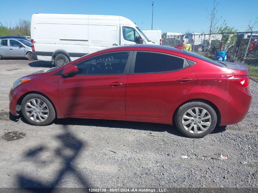 2013 Hyundai Elantra Gl VIN: 5NPDH4AE1DH268172 Lot: 12002139