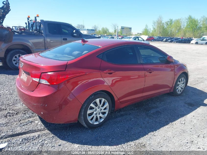 2013 Hyundai Elantra Gl VIN: 5NPDH4AE1DH268172 Lot: 12002139