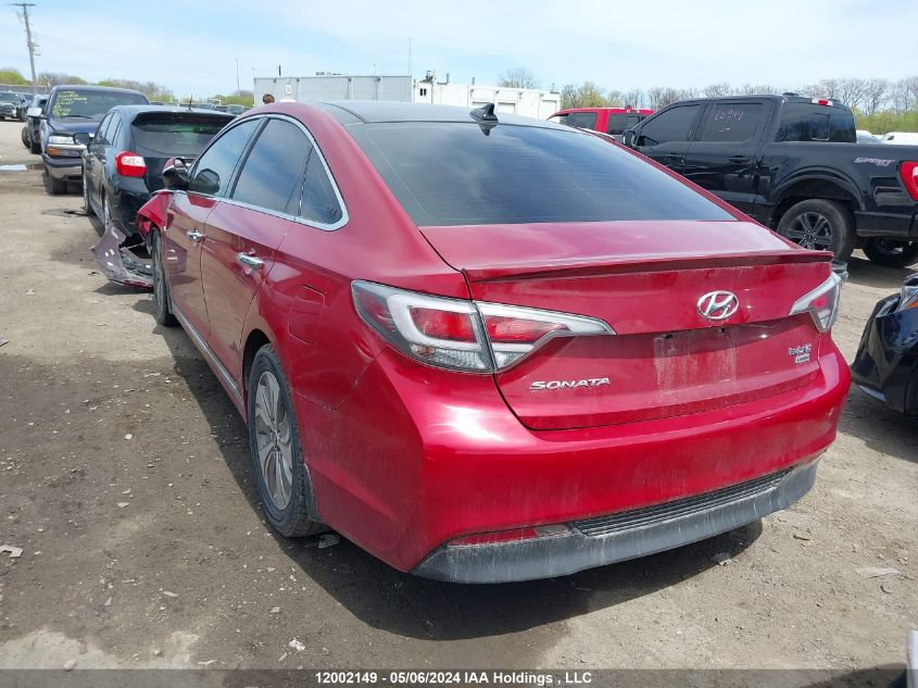 2016 Hyundai Sonata Hybrid Limited VIN: KMHE34L14GA011222 Lot: 12002149