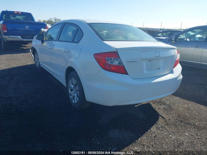 2012 Honda Civic Sdn VIN: 2HGFB2F42CH053133 Lot: 12002151