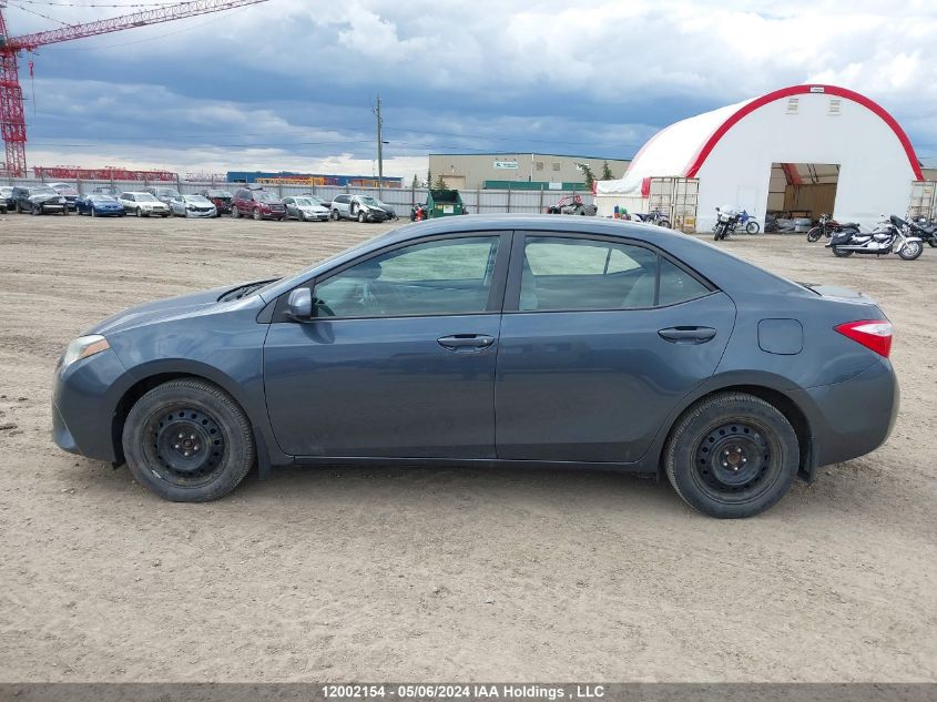 2015 Toyota Corolla L/Le/Le Pls/Prm/S/S Pls VIN: 2T1BURHE2FC377719 Lot: 12002154