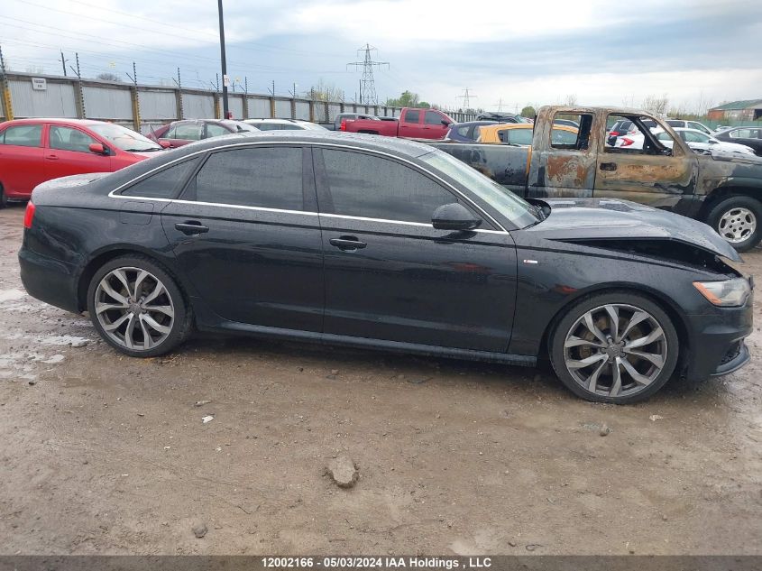 2013 Audi A6 VIN: WAUJGCFC5DN106694 Lot: 12002166