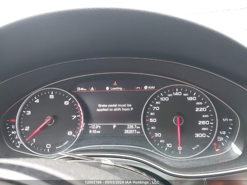 2013 Audi A6 VIN: WAUJGCFC5DN106694 Lot: 12002166