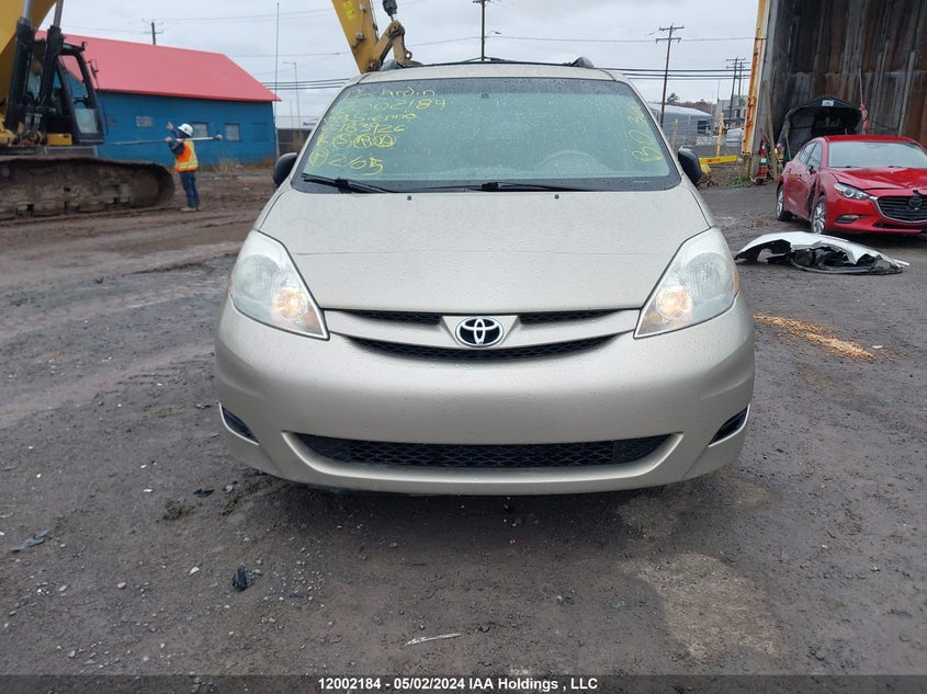 2008 Toyota Sienna Ce VIN: 5TDZK29C88S183926 Lot: 12002184