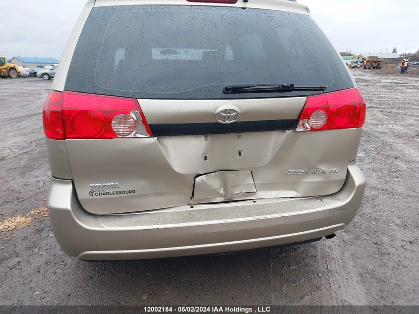 2008 Toyota Sienna Ce VIN: 5TDZK29C88S183926 Lot: 12002184