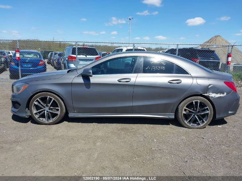 2014 Mercedes-Benz Cla-Class VIN: WDDSJ4GB3EN135378 Lot: 12002190