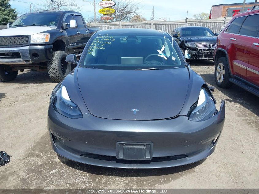 2023 Tesla Model 3 VIN: LRW3E1FA4PC921342 Lot: 12002195