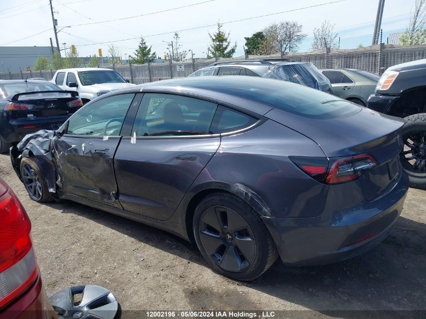 2023 Tesla Model 3 VIN: LRW3E1FA4PC921342 Lot: 12002195