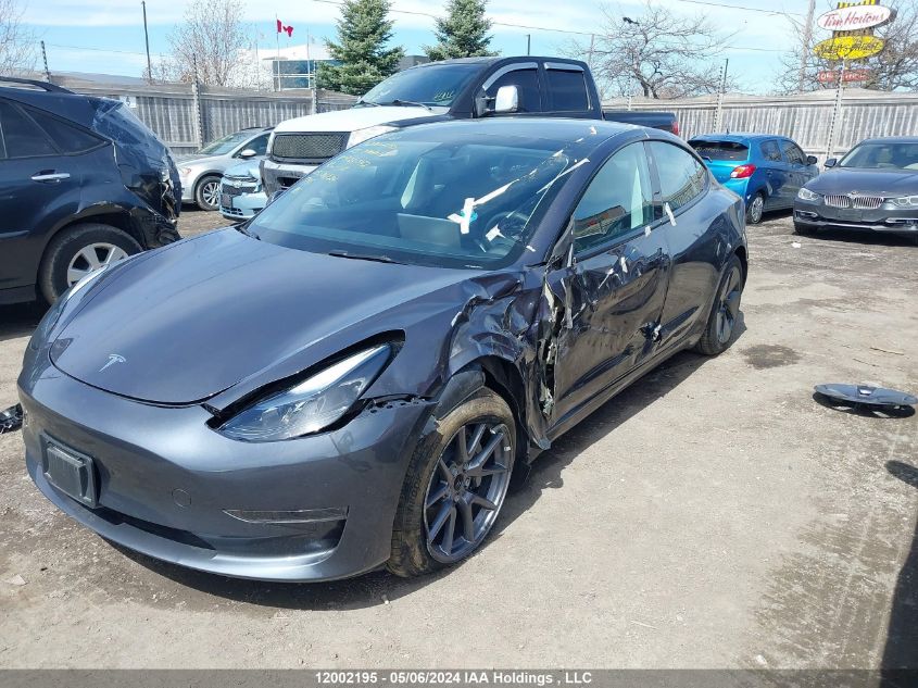 2023 Tesla Model 3 VIN: LRW3E1FA4PC921342 Lot: 12002195