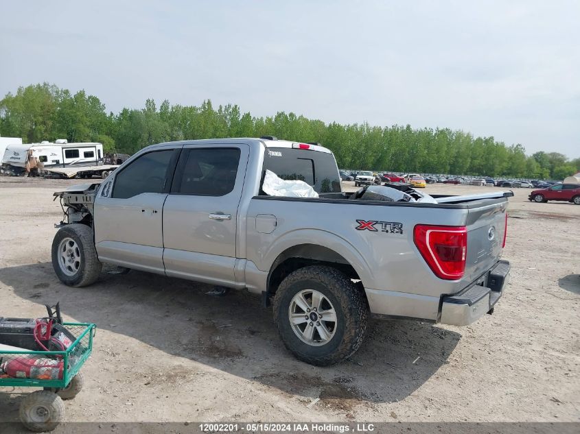 2022 Ford F150 Supercrew VIN: 1FTFW1E88NFB84198 Lot: 12002201