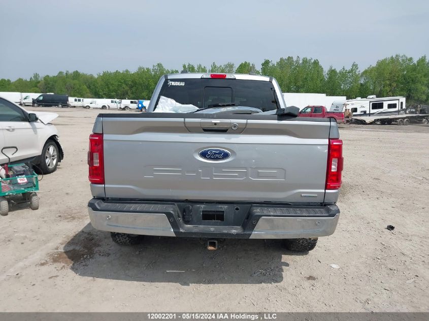 2022 Ford F150 Supercrew VIN: 1FTFW1E88NFB84198 Lot: 12002201