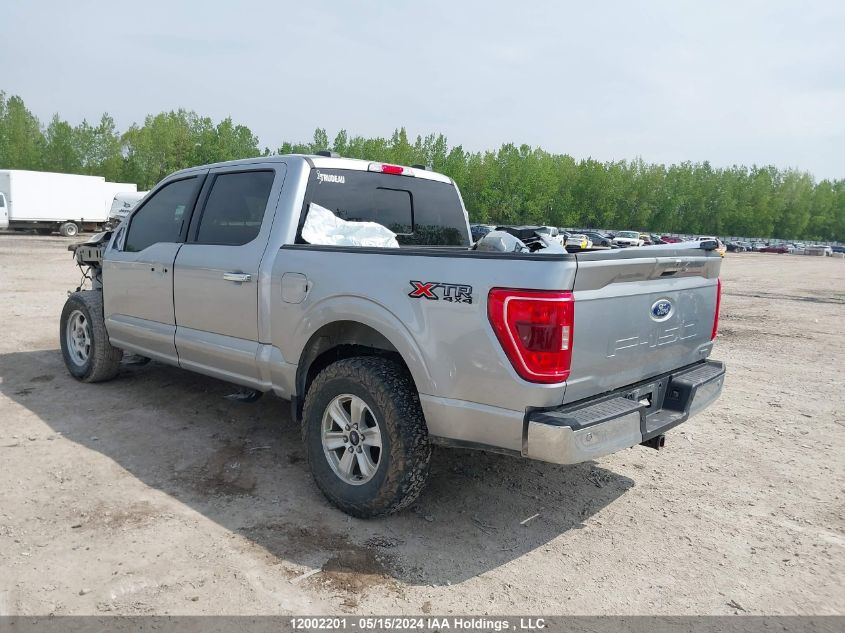 2022 Ford F150 Supercrew VIN: 1FTFW1E88NFB84198 Lot: 12002201