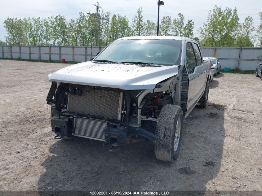 2022 Ford F150 Supercrew VIN: 1FTFW1E88NFB84198 Lot: 12002201