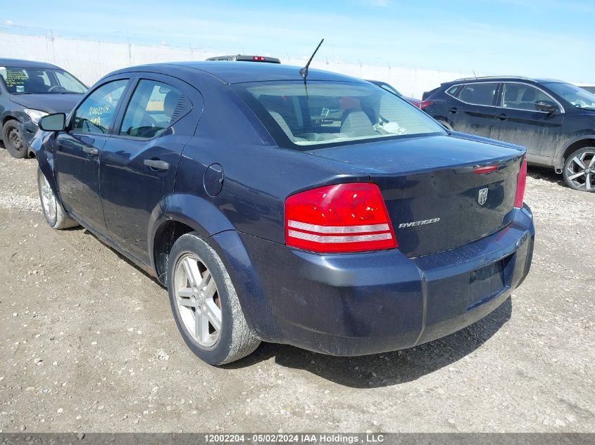 2008 Dodge Avenger Se VIN: 1B3LC46K48N269428 Lot: 12002204