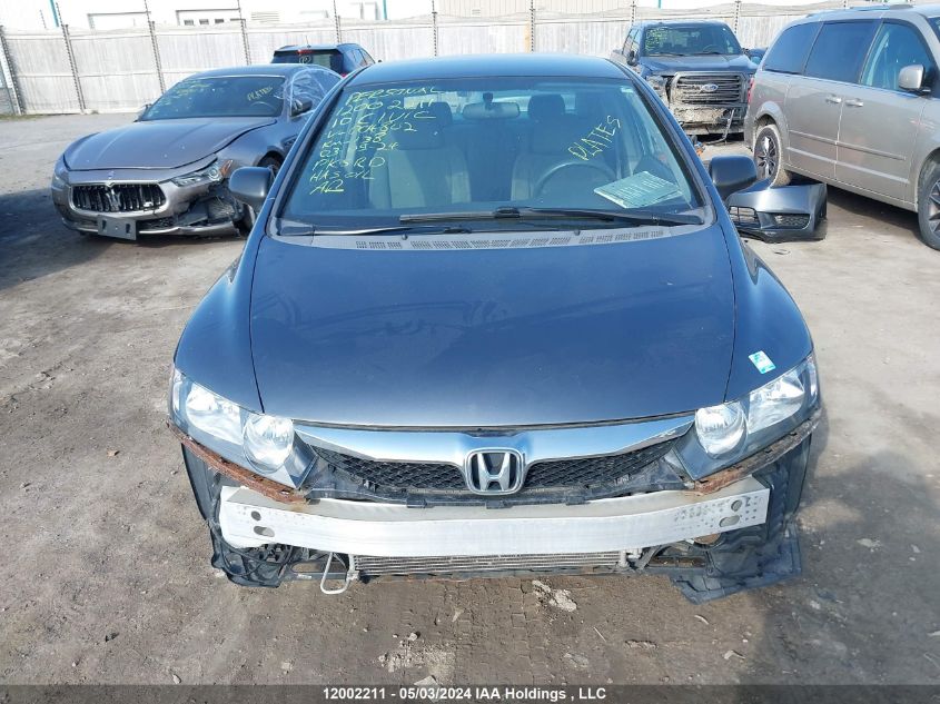 2010 Honda Civic Sdn VIN: 2HGFA1F42AH004802 Lot: 12002211