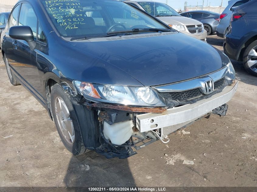 2010 Honda Civic Sdn VIN: 2HGFA1F42AH004802 Lot: 12002211