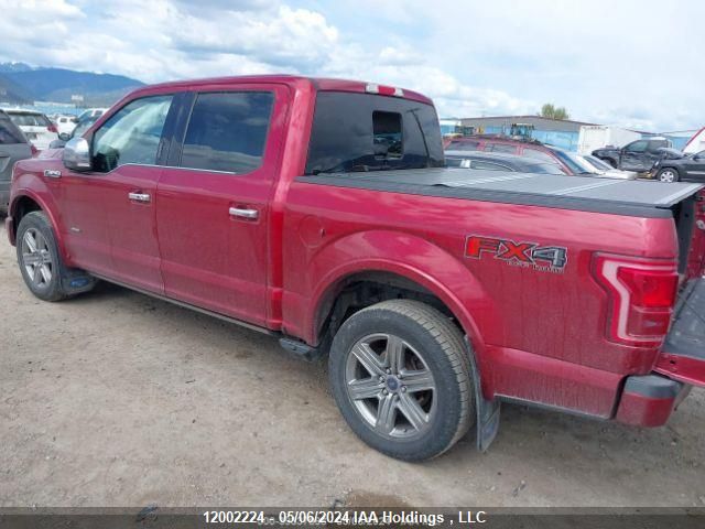 2015 Ford F-150 Platinum VIN: 1FTEW1EGXFFB64331 Lot: 12002224