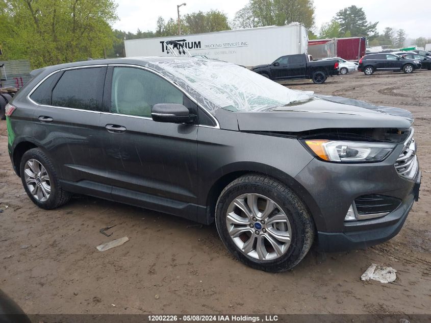 2019 Ford Edge Titanium VIN: 2FMPK4K9XKBB18419 Lot: 12002226
