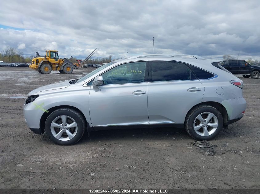 2010 Lexus Rx 350 VIN: 2T2BK1BA2AC016394 Lot: 12002246