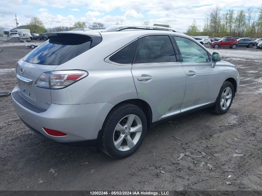 2010 Lexus Rx 350 VIN: 2T2BK1BA2AC016394 Lot: 12002246