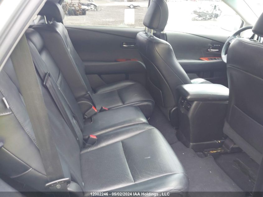 2010 Lexus Rx 350 VIN: 2T2BK1BA2AC016394 Lot: 12002246