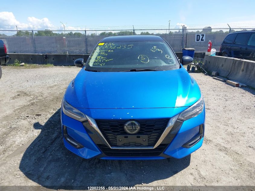 2021 Nissan Sentra Sr VIN: 3N1AB8DV3MY309916 Lot: 12002255