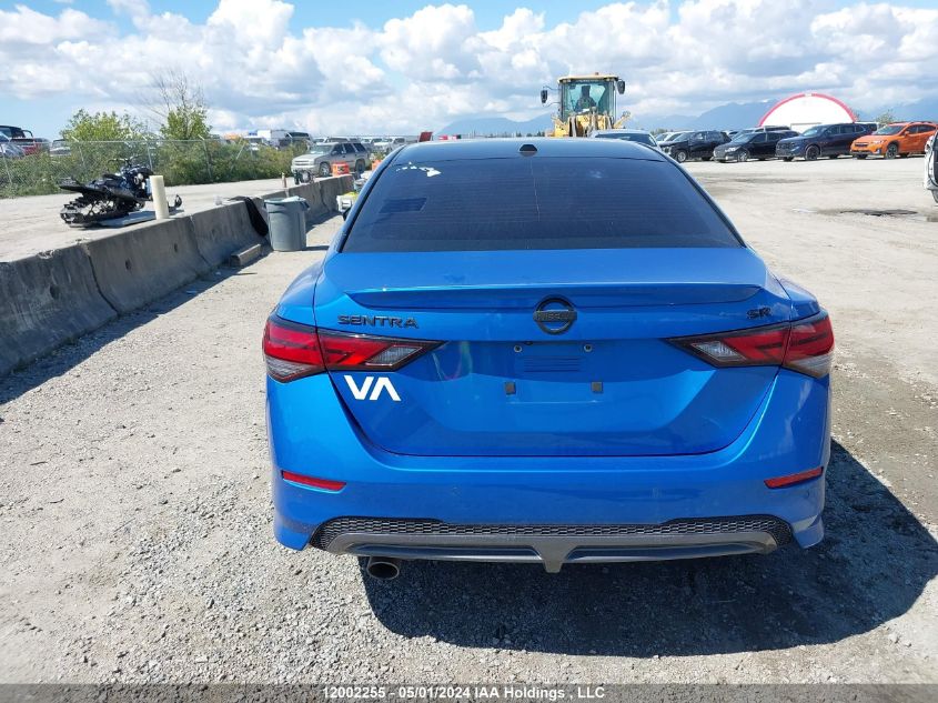 2021 Nissan Sentra Sr VIN: 3N1AB8DV3MY309916 Lot: 12002255
