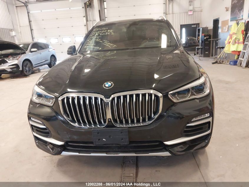 2019 BMW X5 VIN: 5UXCR6C55KLK80883 Lot: 12002288