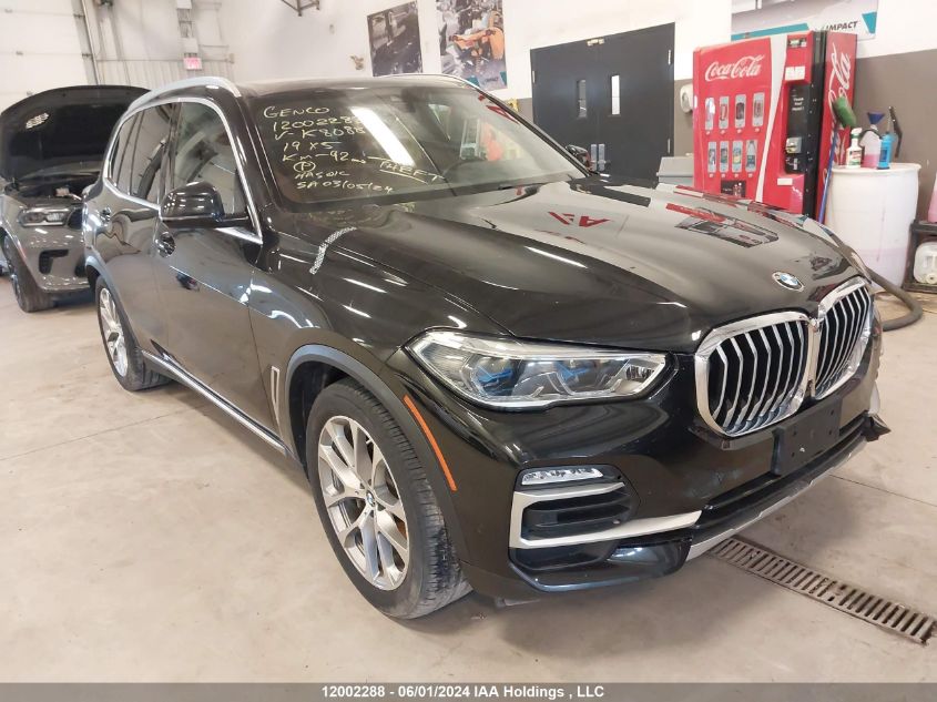 2019 BMW X5 VIN: 5UXCR6C55KLK80883 Lot: 12002288