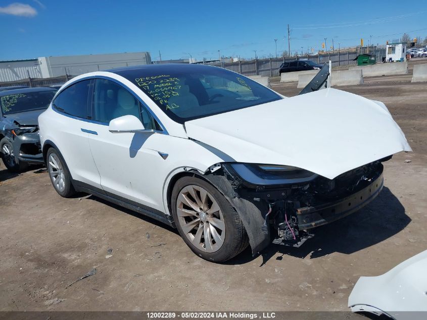 2017 Tesla Model X 100D/75D/90D VIN: 5YJXCBE20HF064967 Lot: 12002289