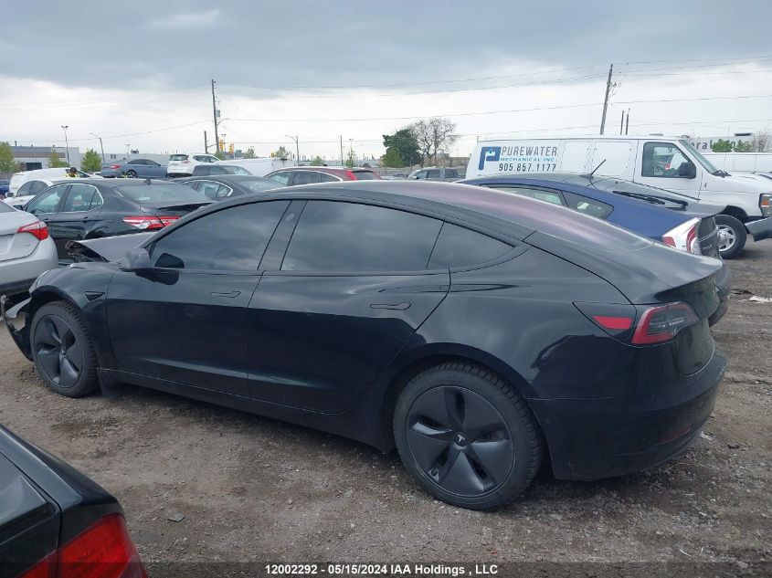 2018 Tesla Model 3 Long Range/Mid Range VIN: 5YJ3E1EA6JF028443 Lot: 12002292